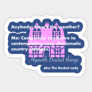 Cozy Cottages Sticker